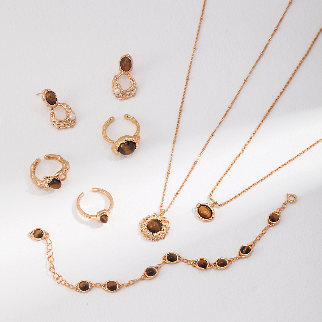 Tiger's eye jewelry-Gembea Jewelry