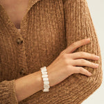 Rectangular Baroque Pearl Bracelet - Gembea Jewelry