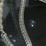 Pearl White Agate Long Necklace - Gembea Jewelry