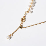 Love and the City Pull Pearl Choker Necklace - Gembea Jewelry