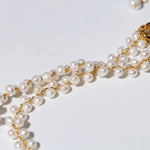 Love and the City Pull Pearl Choker Necklace - Gembea Jewelry