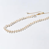Love and the City Pull Pearl Choker Necklace - Gembea Jewelry