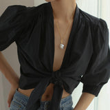 Baroque Pearl Pendant Long Necklace - Gembea Jewelry