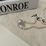 Baroque Pearl Beaded Necklace - Gembea Jewelry