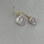 Gembea Jewelry Baroque Pearl Drop Ear Hook Earrings