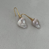 Gembea Jewelry Baroque Pearl Drop Ear Hook Earrings