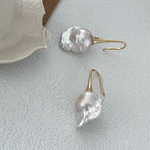 Gembea Jewelry Baroque Pearl Drop Ear Hook Earrings