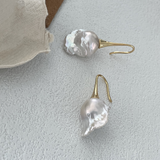 Gembea Jewelry Baroque Pearl Drop Ear Hook Earrings