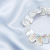 Rectangular Baroque Pearl Bracelet - Gembea Jewelry
