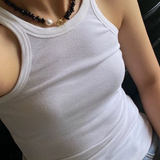 Gembea Jewelry Black Agate Gravel Pearl Necklace