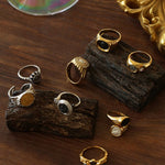 Style A Vintage Antique Coin Lion Bee Ring-Gembea Jewelry