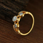 Style C Vintage Antique Three Silver Coins Ring-Gembea Jewelry