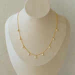 Overlay Natural Pearl Pendant Necklace - Gembea Jewelry