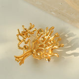 Antique Money Tree Pearl Brooch gembea jewelry