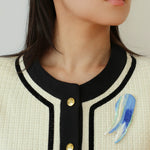 Artistic Colorful Oil Painting Brooch gembea jewelry