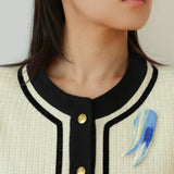 Artistic Colorful Oil Painting Brooch gembea jewelry