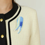 Artistic Colorful Oil Painting Brooch gembea jewelry