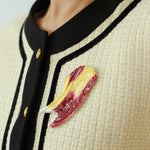 Artistic Colorful Oil Painting Brooch gembea jewelry