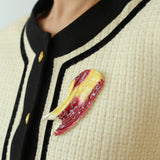 Artistic Colorful Oil Painting Brooch gembea jewelry