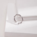 Bamboo Knot Sterling Silver Ring - Gembea Jewelry