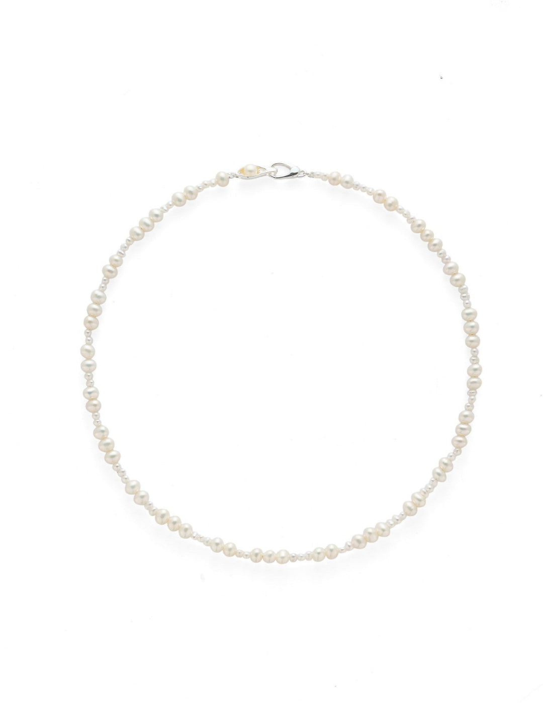 Bean Pod Irregular Freshwater Pearl Beaded Necklace gembea jewelry