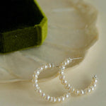 Natural Freshwater Pearl Earrings French Classic - Gembea Jewelry