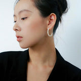 Natural Freshwater Pearl Earrings French Classic - Gembea Jewelry