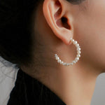 Natural Freshwater Pearl Earrings French Classic - Gembea Jewelry