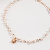 Camellia Unique Pendant Freshwater Pearl Necklaces - Gembea Jewelry