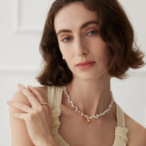 Camellia Unique Pendant Freshwater Pearl Necklaces - Gembea Jewelry