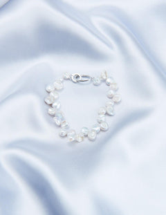 Classic Petal Baroque Pearl Bracelet - Gembea Jewelry