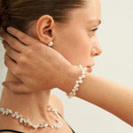 Classic Petal Baroque Pearl Bracelet - Gembea Jewelry