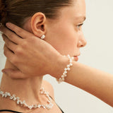 Classic Petal Baroque Pearl Bracelet - Gembea Jewelry