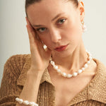 Classical Baroque Pearl Beaded Bracelets - Gembea Jewelry