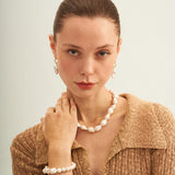 Classical Baroque Pearl Beaded Bracelets - Gembea Jewelry