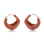 Commuter Enamel Glaze Hoop Earrings gembea jewelry