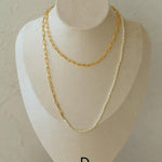 Overlay Natural Pearl Pendant Necklace - Gembea Jewelry