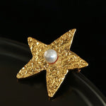 Dazzling Stars Pentagram Planet Element Brooch gembea jewelry