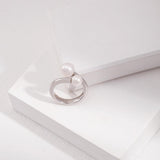 Double Freshwater Pearl Open Rings - Gembea Jewelry