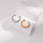 925 Sterling Silver Plated 18K Gold Open Rings - Gembea Jewelry
