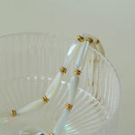 Handmade Drop White Mother of Pearl Necklace - Gembea Jewelry