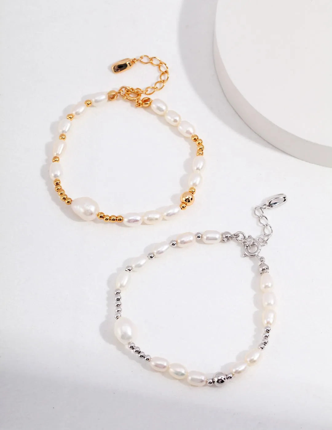 Elegant Pearl Beaded Bracelet