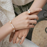 Elegant Pearl Beaded Bracelet