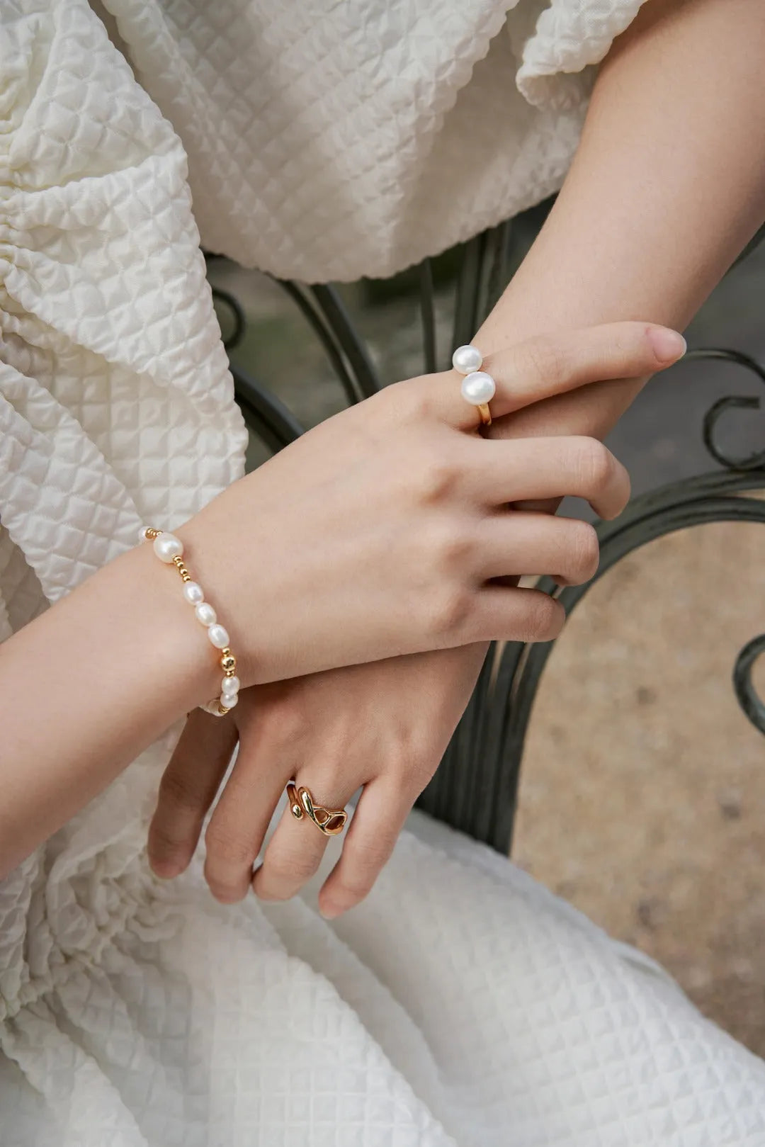 Elegant Pearl Beaded Bracelet
