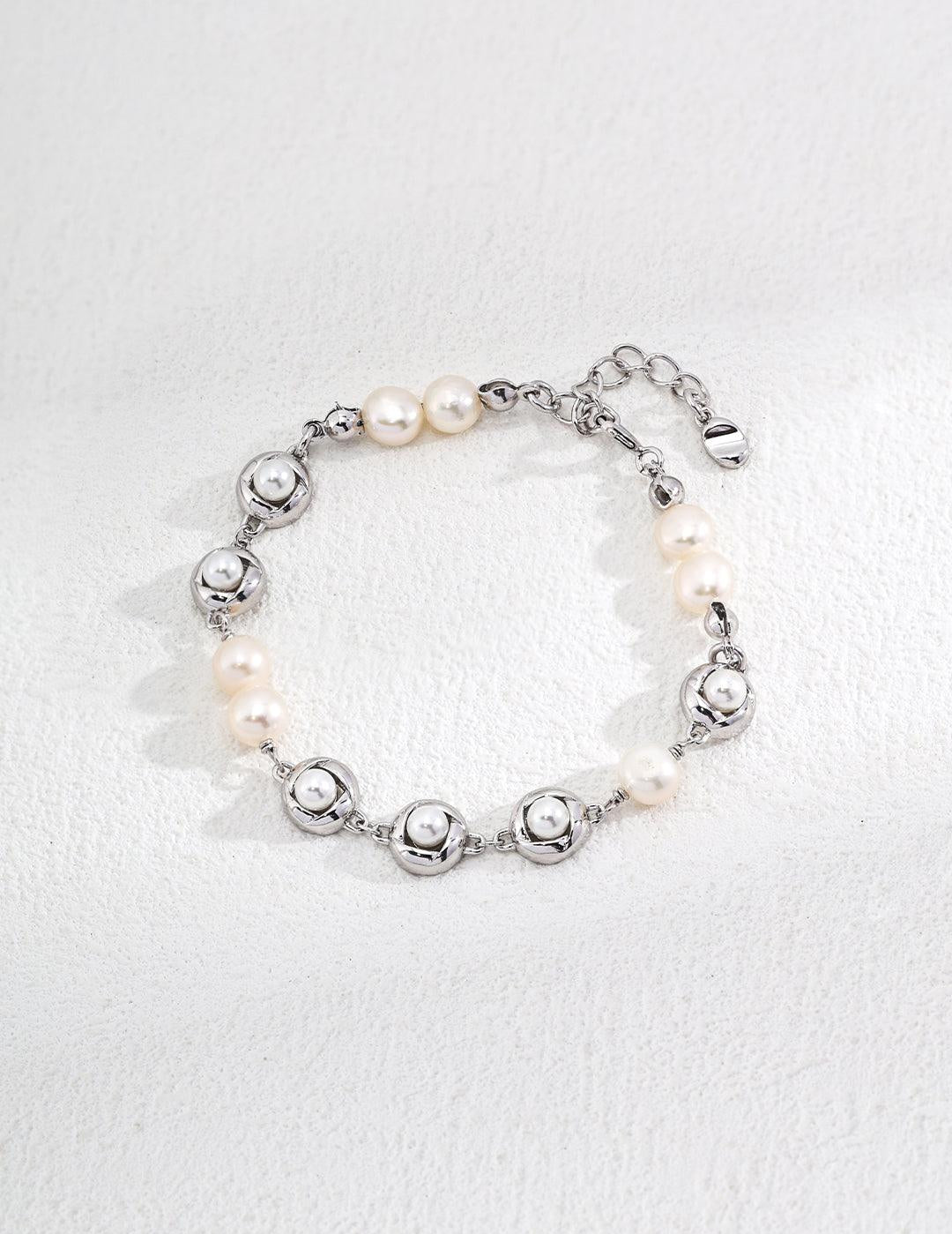 Elegant Gold Bean Pearl Bracelet Gembea - Gembea Jewelry