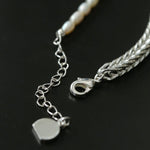 Elegant Long Chunky Chain Splicing Pearl Necklace gembea jewelry