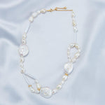 French Style Round Baroque Pearl Choker Necklace - Gembea Jewelry