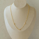 Overlay Natural Pearl Pendant Necklace - Gembea Jewelry