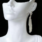 Galaxy Falls Series Drop Hoop Earrings - Gembea Jewelry
