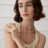 Gold Bean Freshwater Pearl Beaded Bracelet - Gembea Jewelry